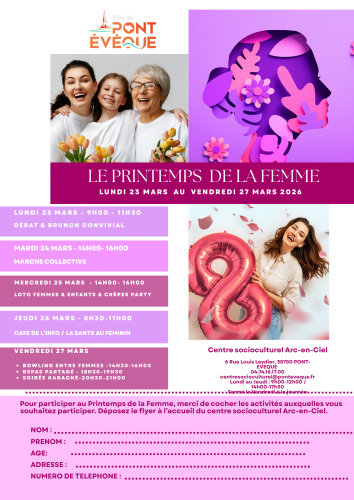 Inscription/Participation