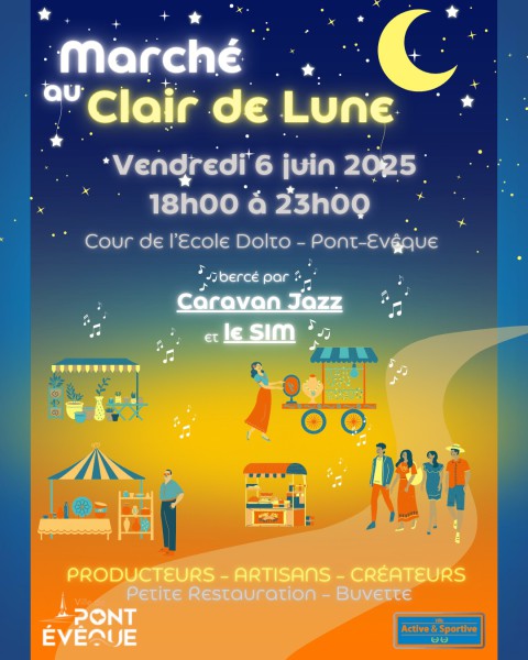 MARCHE AU CLAIR DE LUNE AFFICHE 2025 OFFICIELLE